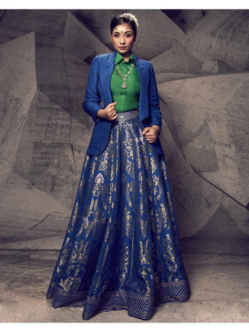 Archana Kochhar - The Anant Rangrez Blazer Lehenga Archana Kochhar - The Anant Rangrez Blazer Lehenga