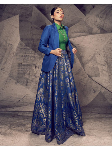 Archana Kochhar - The Anant Rangrez Blazer Lehenga Archana Kochhar - The Anant Rangrez Blazer Lehenga