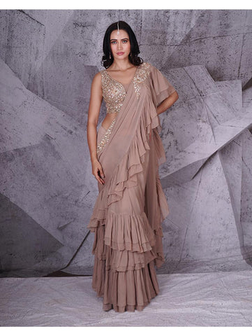 Archana Kochhar - The Spree Ruffle Sari Archana Kochhar - The Spree Ruffle Sari