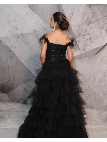 Archana Kochhar - The Beaded Black Gown Archana Kochhar - The Beaded Black Gown