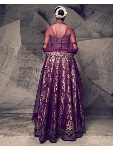 Archana Kochhar - The Anant Purple Lehenga