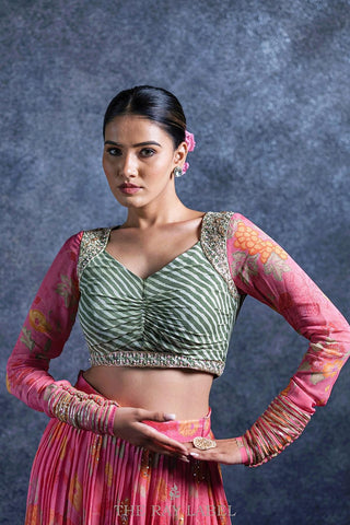 Pink Lehenga Set