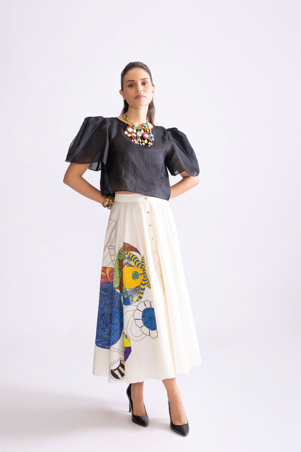 Joey Blouse, Cora Skirt