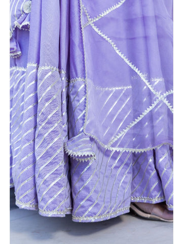 Pomcha Jaipur - MIMOSA LILAC LEHENGA SET